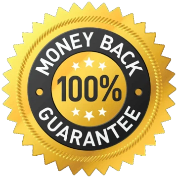 180-day money-back guarantee seal